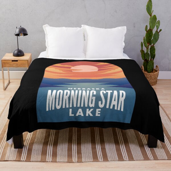Item preview, Morning Star Lake NB Retro Sunset designed and sold by HalpinDesign.