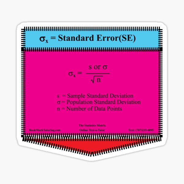 standard-error-equation-the-statisticsmatrix-at-redbubble-sticker