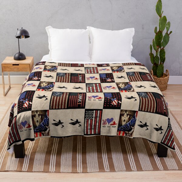 Item preview, Kayak American Flag Retro Art designed and sold by RoslynArt.