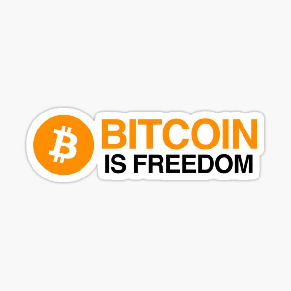 Item preview, Bitcoin is freedom designed and sold by RossDillon.