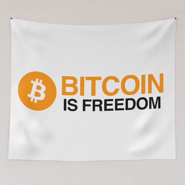 Item preview, Bitcoin is freedom designed and sold by RossDillon.