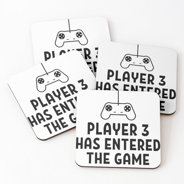 Item preview,  Player 3 has entered the game Funny Games Sayings designed and sold by chetan786.