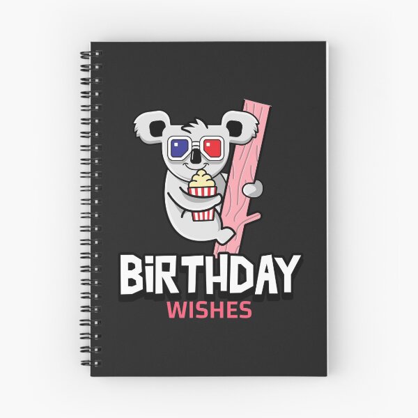Item preview, HAPPY BIRTHDAY WISHES CUTE KOALA BEAR  designed and sold by CoopClothing.