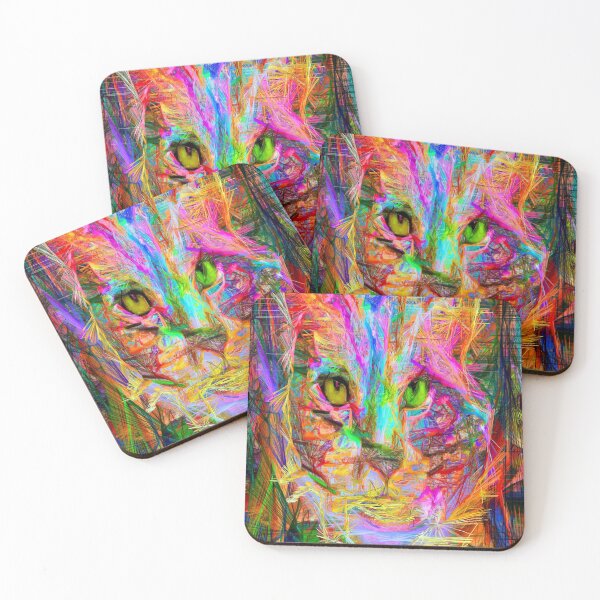 Item preview, Psychedelic Cat designed and sold by Rafael Salazar.