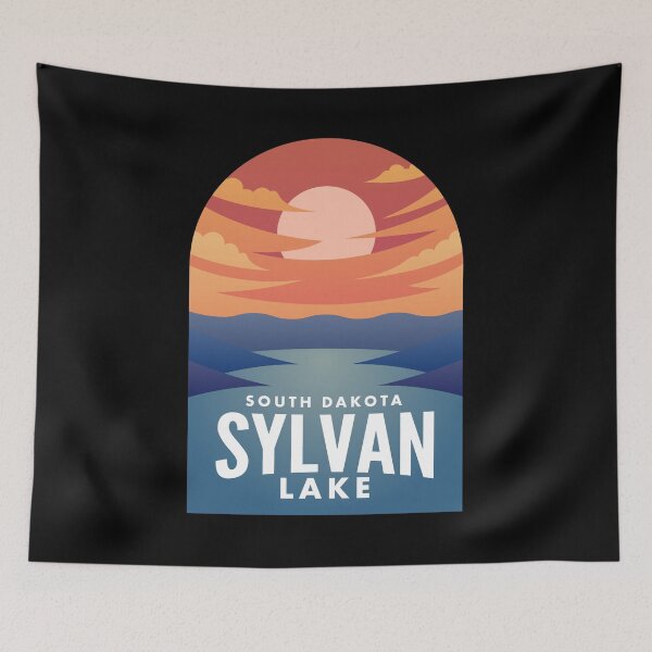 Item preview, Sylvan Lake SD Retro Sunset designed and sold by HalpinDesign.