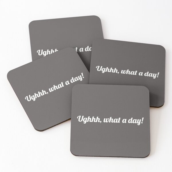 Item preview, Harvey Price Ughhh, What a day! quote in plain text    designed and sold by BrainSushiStudi.