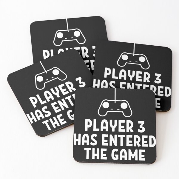 Item preview,   Player 3 has entered the game Funny Games Sayings designed and sold by chetan786.