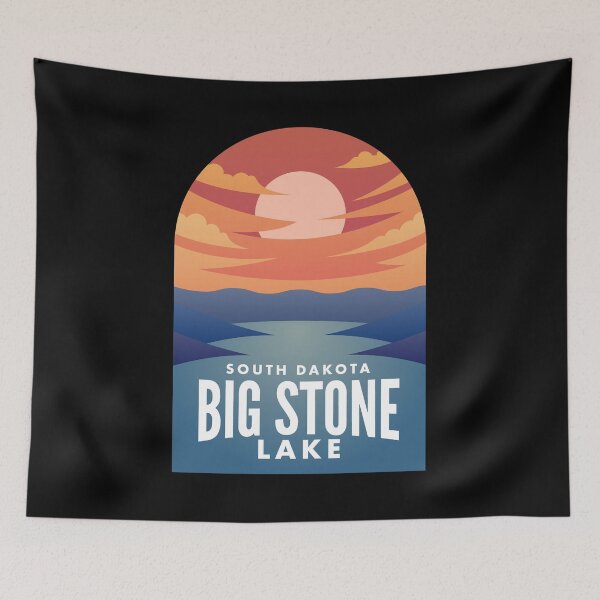 Item preview, Big Stone Lake SD Retro Sunset designed and sold by HalpinDesign.