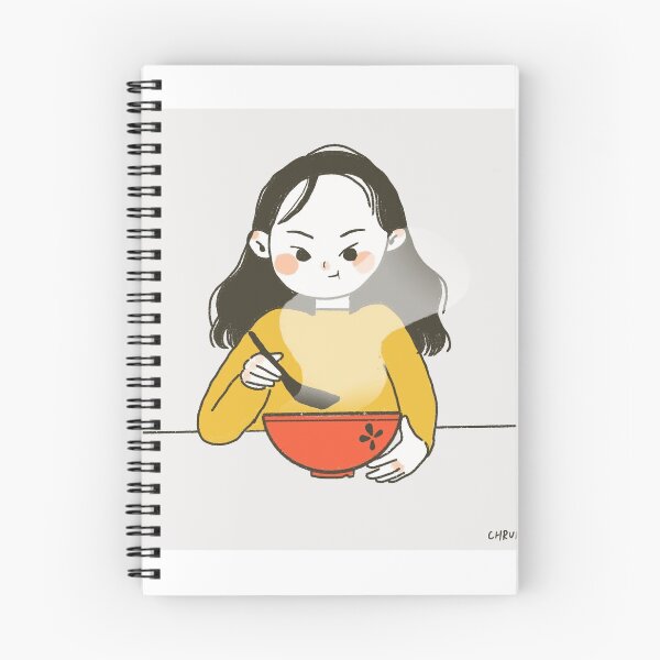 Item preview, Girl eats soup. designed and sold by chruman.