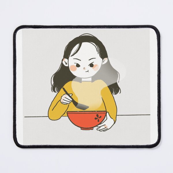 Item preview, Girl eats soup. designed and sold by chruman.