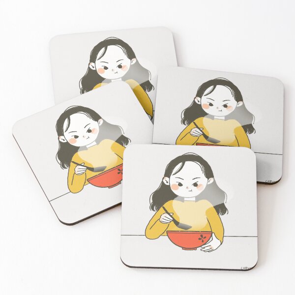 Item preview, Girl eats soup. designed and sold by chruman.