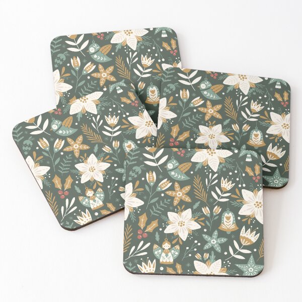 Item preview, Christmas Floral designed and sold by ammiecreative.