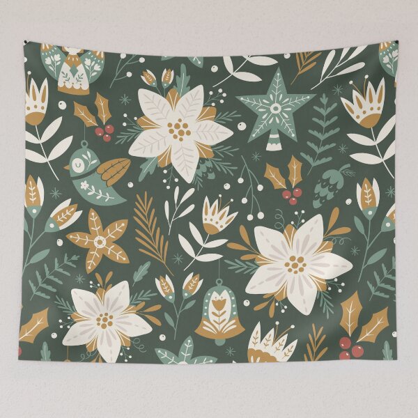 Item preview, Christmas Floral designed and sold by ammiecreative.
