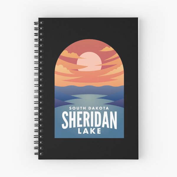 Item preview, Sheridan Lake SD Retro Sunset designed and sold by HalpinDesign.