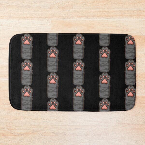 Item preview, Stripes Black Cat Toe Bean, Paw Print designed and sold by DearSunny.