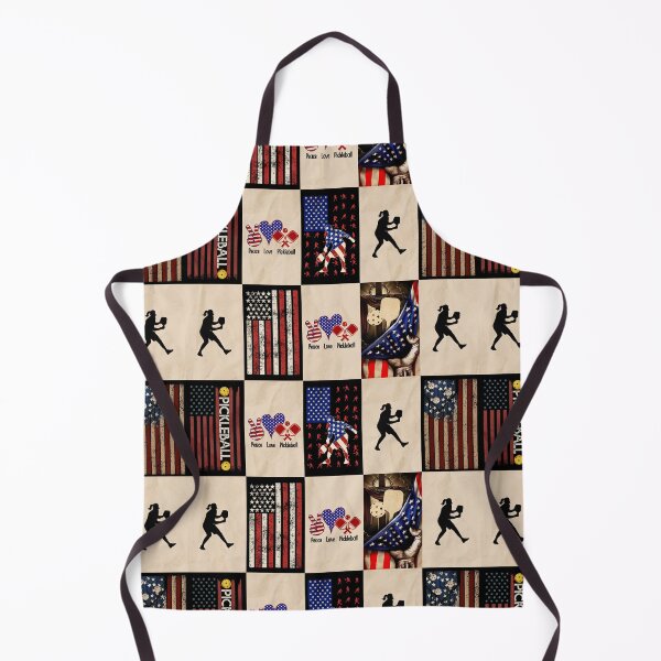 Item preview, Pickleball American Flag Retro Art designed and sold by RoslynArt.
