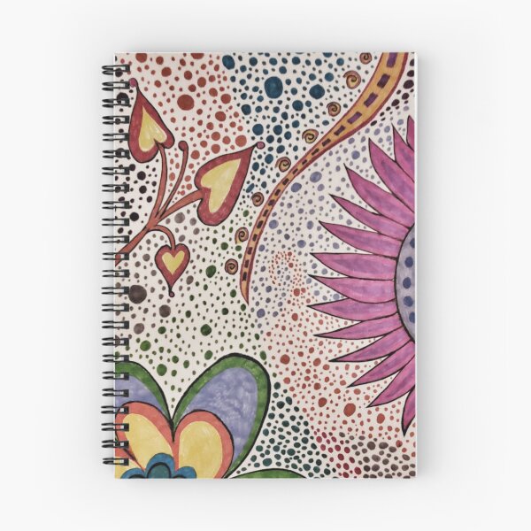 Aperçu de l'œuvre Points et fleurs créée et vendue par SarahVGarrett.