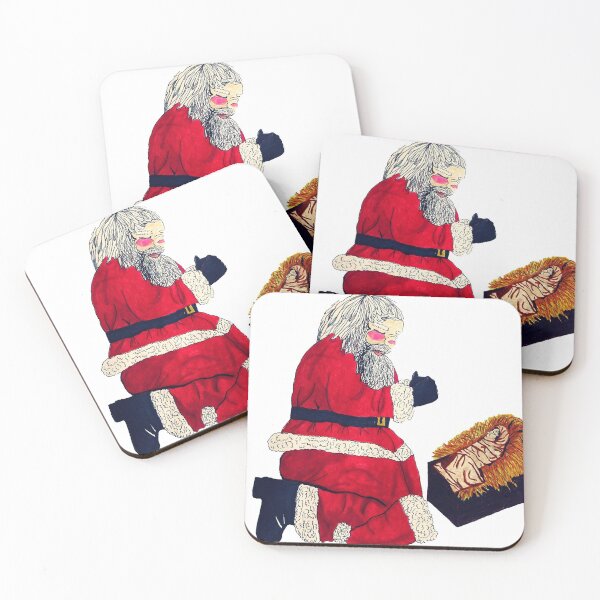 Item preview, CHRISTMAS SANTA AND BABY JESUS  designed and sold by JoAnnHayden.