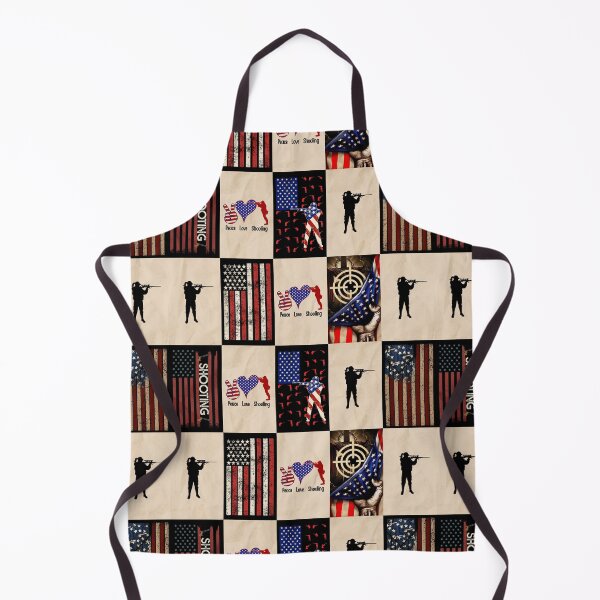 Item preview, Shooting American Flag Retro Art designed and sold by RoslynArt.
