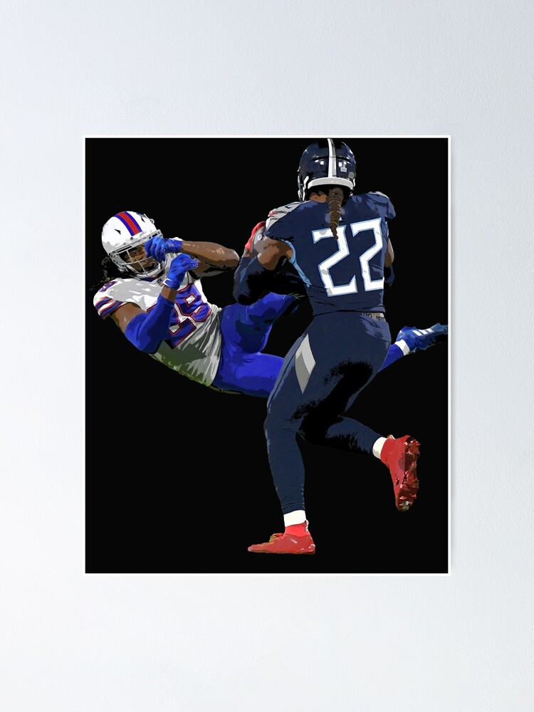 Derrick Henry Poster Wall Art Sports Poster Fan Art Wall 