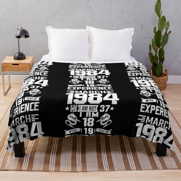 Item preview, Born in March 1984 I am 18 years with 19 years of experience Awesome 41 Years of Being Awesome Birthday Anniversary Gift Idea Holiday Fun Party Premium Apparel Funny Xmas designed and sold by DesignByHeartUK.