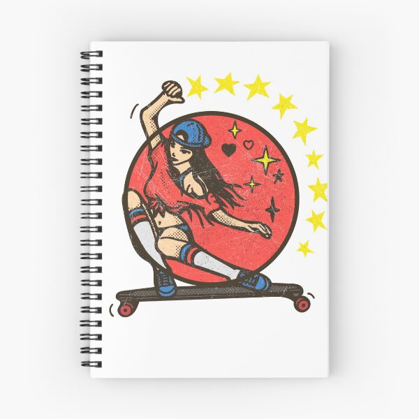 Item preview, Cool Retro Skate Girl  designed and sold by InnaMGraphic.