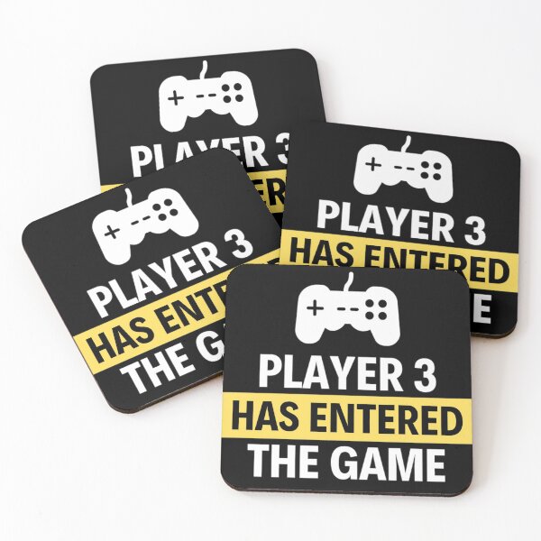 Item preview, Player 3 has entered the game Funny Games Sayings designed and sold by chetan786.