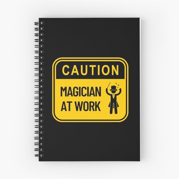 Item preview, Caution Magician At Work Design designed and sold by DoubleLifted.