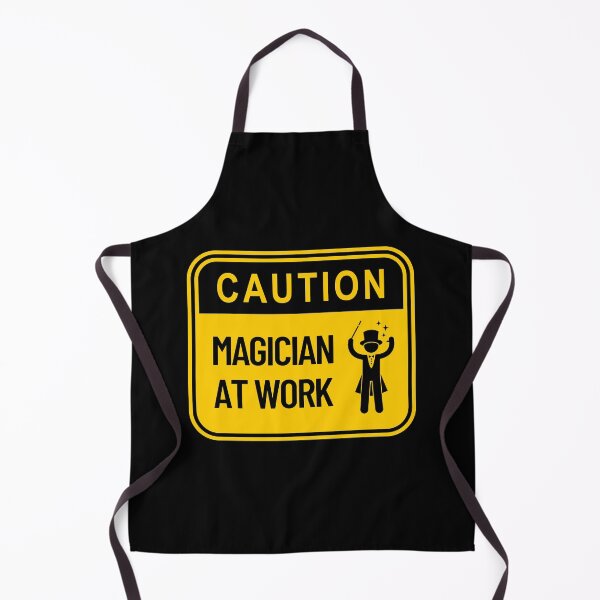 Item preview, Caution Magician At Work Design designed and sold by DoubleLifted.