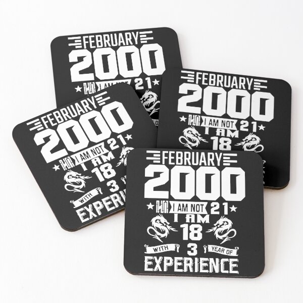 Item preview, Born in February 2000 18 years with 3 years of experience I am Awesome 26 Years of Being Awesome Birthday Anniversary Gift Idea Holiday Fun Party Premium Apparel Funny Xmas designed and sold by DesignByHeartUK.