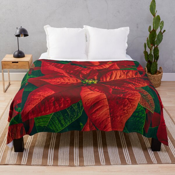 Item preview, Beautiful Red Poinsettia Flower for Christmas designed and sold by Createchvity.
