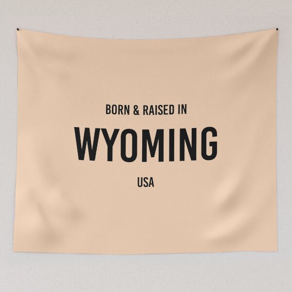 Item preview, Born & Raised in Wyoming designed and sold by qdesigns-az.