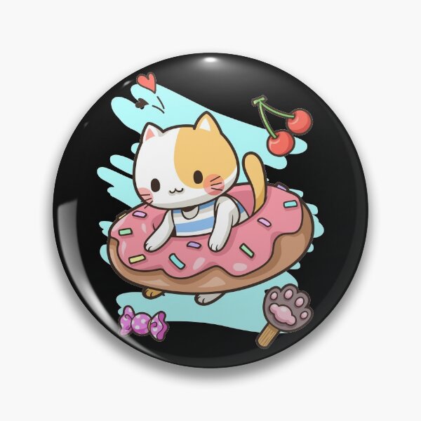 Item preview, Donut Cat designed and sold by DearSunny.