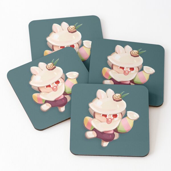 Item preview, funny cookie milk - moon rabbit cookie run kingdom almond For strawberry cake Kawaii designed and sold by funnyzoey.