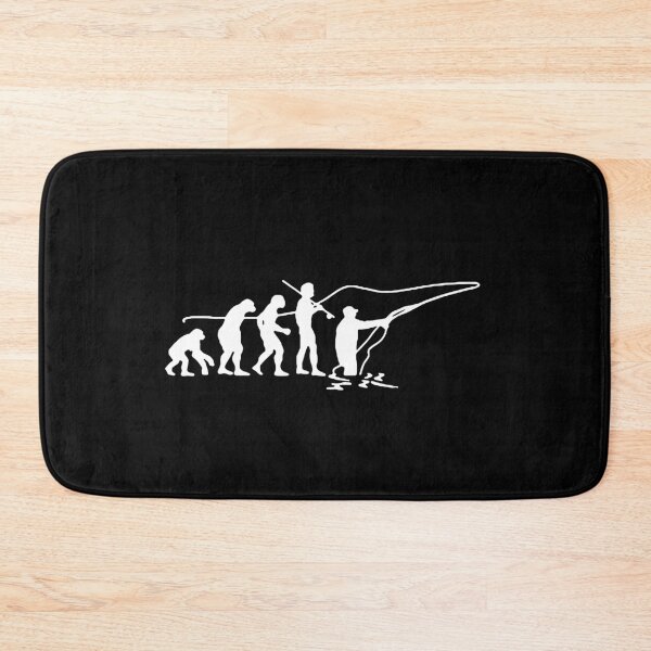 Item preview, Funny Fishing Evolution of Fishing Born to go fishing Forced to work Fisherman Stick Figure Bones I love Fishing Art Design Happy Apparel Essential Inspiration Joy Mood Funny designed and sold by DesignByHeartUK.