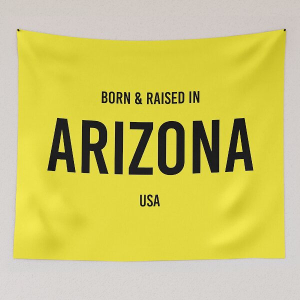 Item preview, Born & Raised in Arizona - State Gold designed and sold by qdesigns-az.