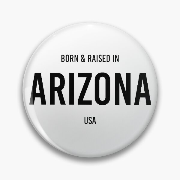 Artikelvorschau, Kopie von Born & Raised in Arizona - White BG entworfen und verkauft von qdesigns-az.