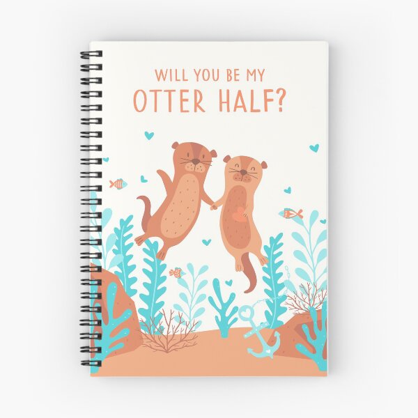 Item preview, Will you be my otter half? designed and sold by ammiecreative.
