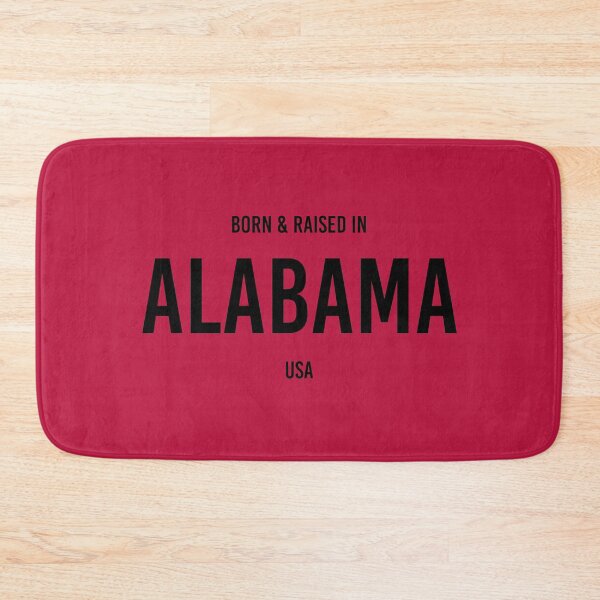 Item preview, Copy of Born & Raised in Alabama - State Red designed and sold by qdesigns-az.