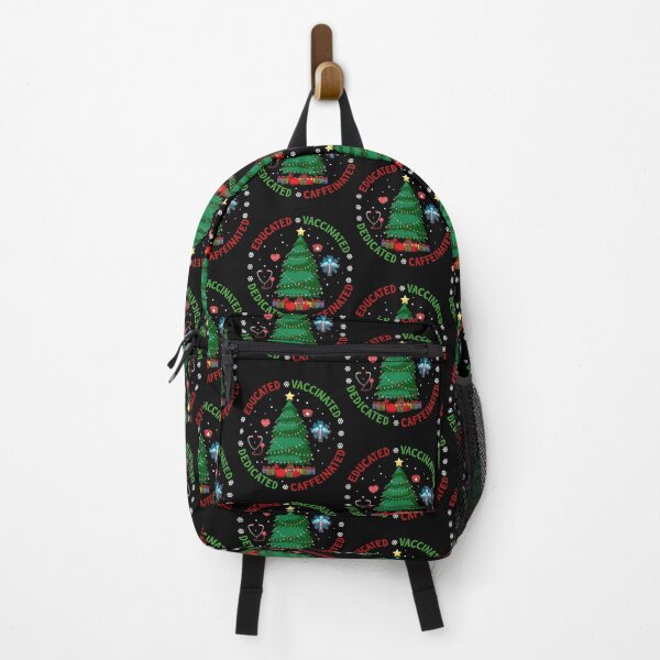 Item preview, Educated Vaccinated Caffeinated Healthcare Worker Christmas designed and sold by GonzaloBugarin.