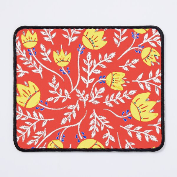 Item preview,  Folk Art Flowers Yellow & Red designed and sold by Brenander.