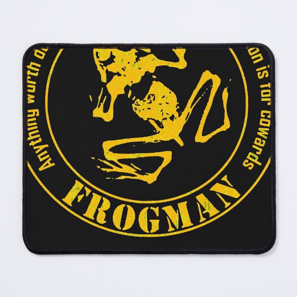 Item preview, Frogman diver (Distressed) Classic T-Shirt.png designed and sold by JuanNu.