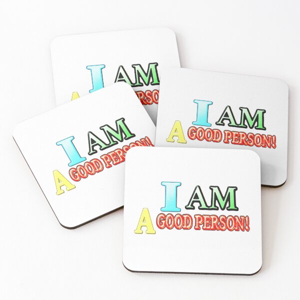 Item preview, Cute Expression Artwork Design "GOOD PERSON" Buy Now designed and sold by Health And Fitness Posts e-Store.