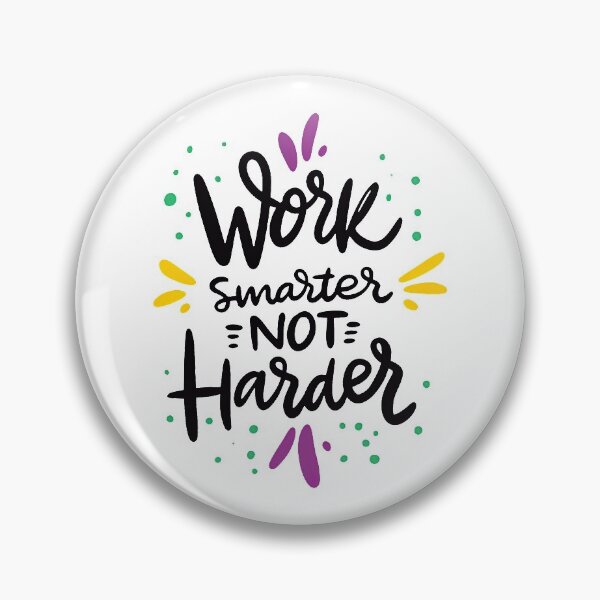 Item preview, Work Smarter Not Harder Quote, Motivational Quote, Quote designed and sold by graphic-genie.