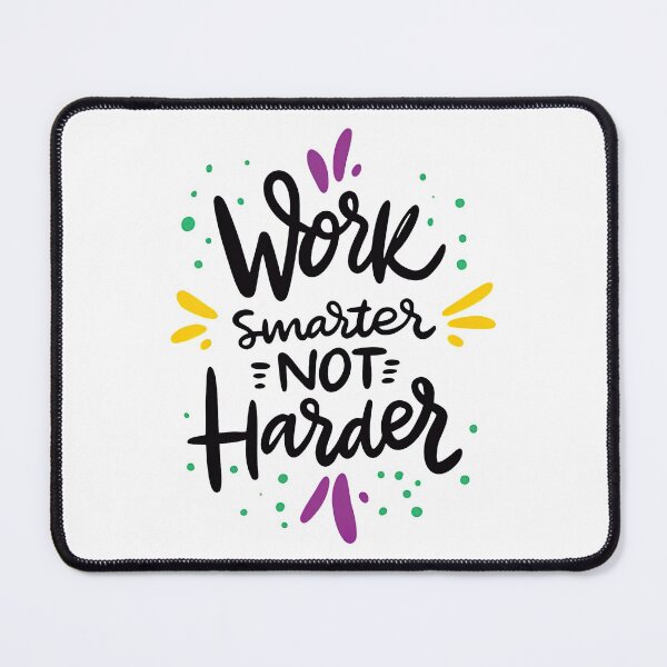 Item preview, Work Smarter Not Harder Quote, Motivational Quote, Quote designed and sold by graphic-genie.
