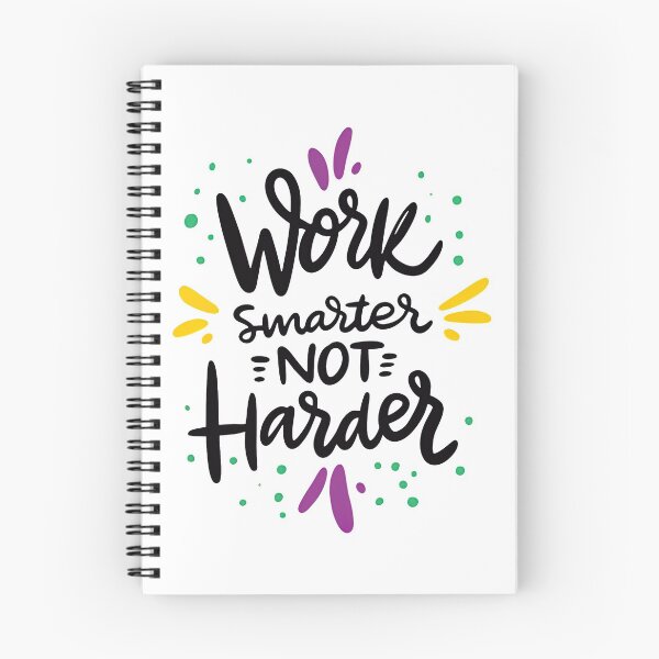 Item preview, Work Smarter Not Harder Quote, Motivational Quote, Quote designed and sold by graphic-genie.