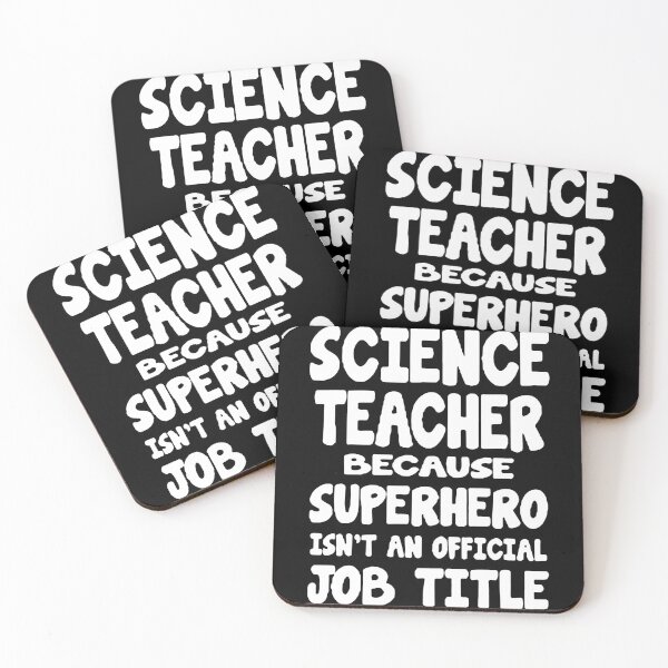 Item preview, Science Teacher because superhero isnt an official job title I am always Right Engineering Funny Saying Fathersday Electronics Gift Premium Apparel Funny Holiday Xmas designed and sold by DesignByHeartUK.