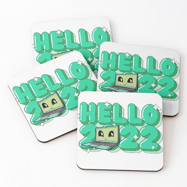 Item preview, Cute laptop, Hello 2022  designed and sold by Quote for  Success.
