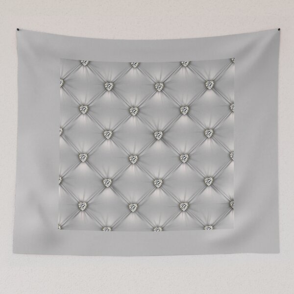 Item preview, Silver diamond heart designed and sold by pnkpopcorn.