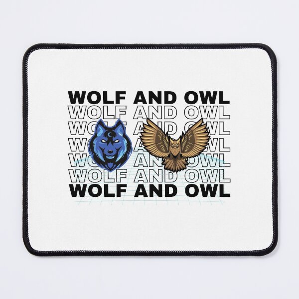 Item preview, Wolf And Owl-Animal Lovers designed and sold by theredsharp.